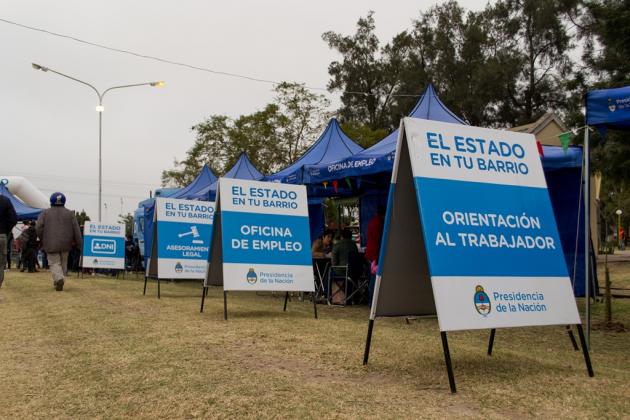 El Estado en tu Barrio llega a la zona sur de S enz Pe a